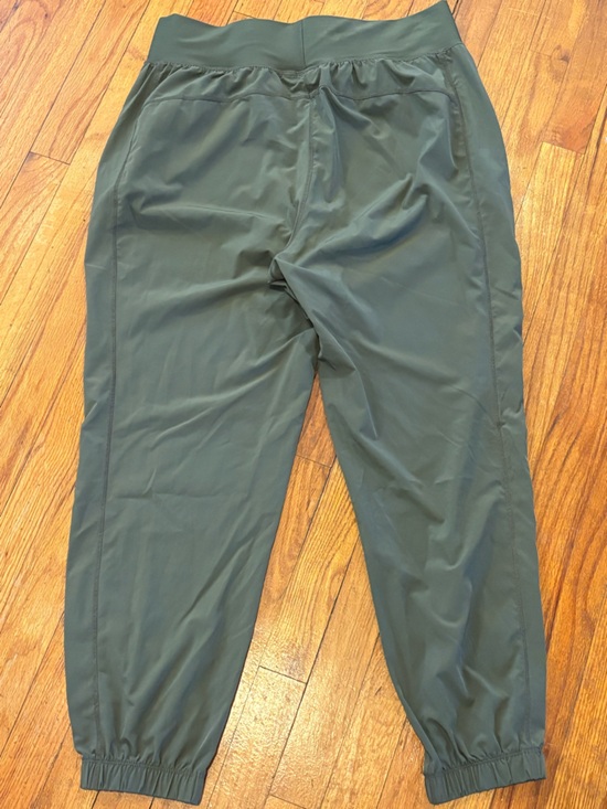90 Degree By Reflex Olive Athletic Joggers with Elastic Cuffs - Picture 2 of 9